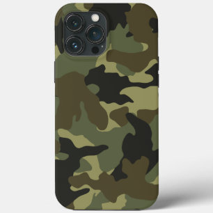 Khaki Camo Military Camouflage Cool Manly iPhone 13 Pro Max Case