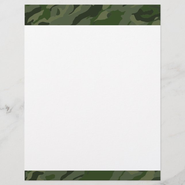 Khaki camouflage flyer (Front)