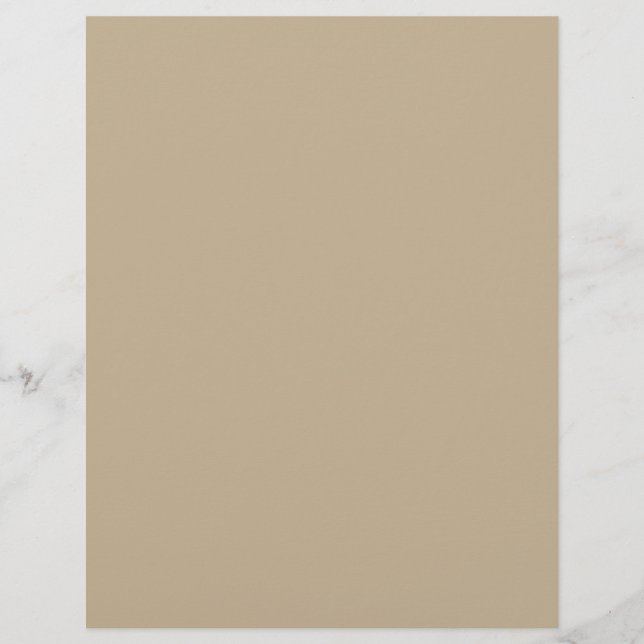 Khaki Custom Letterhead (Front)