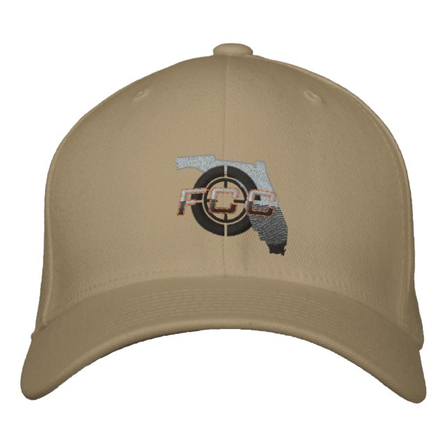 Khaki FCC Embroidered Cap (Front)