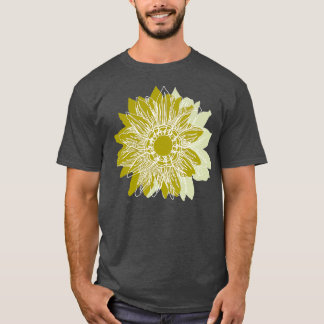 Khaki Flower T-Shirt