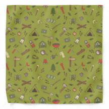 Khaki Green Camping and Hiking Themed