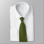 Khaki Green Hidden Initials Solid Colour Neck Tie<br><div class="desc">Khaki Green Hidden Initials Solid Colour. For weddings or everyday use, with initials hIdden on the back which you can easily personalise or delete if not required. Can be changed to any colour of your choice via the Customise Further option, or please message me if you need help with this....</div>