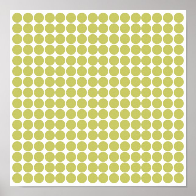 Khaki Safari Dot Poster (Front)