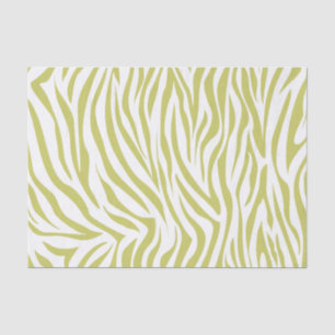 Khaki Safari Zebra Tissue Paper