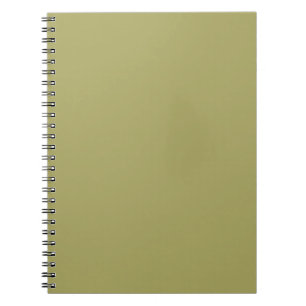 Khaki solid colour notebook