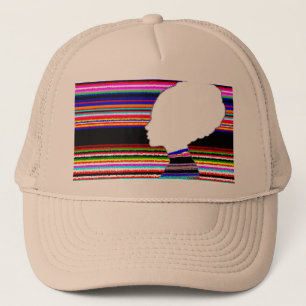 Khaki Spectrum Profile – Pop Art Trucker Hat