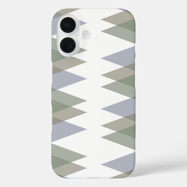 Khaki triangles Case-Mate iPhone case (Back)