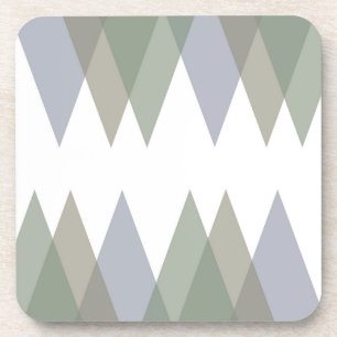 Khaki triangles coaster
