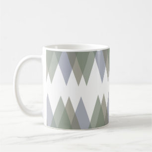 Khaki triangles coffee mug