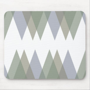 Khaki triangles mouse pad