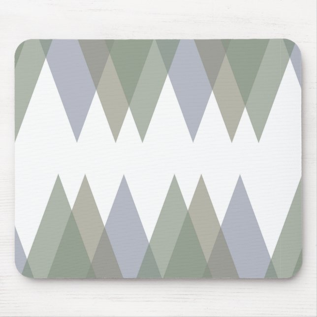 Khaki triangles mouse pad (Front)