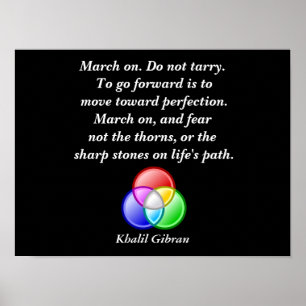 Khalil Gibran quote - art print