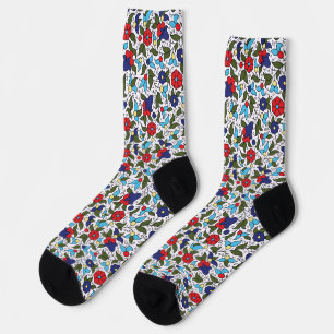 Khalil Hebron Ceramic Falastini Henna Print Socks