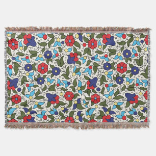 Khalili Floral Throw Blanket