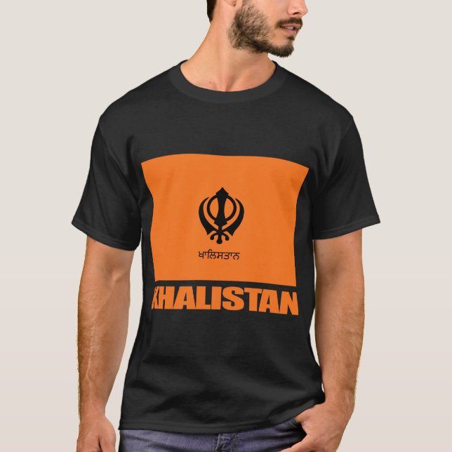 Khalistan Flag Apparel T-Shirt (Front)