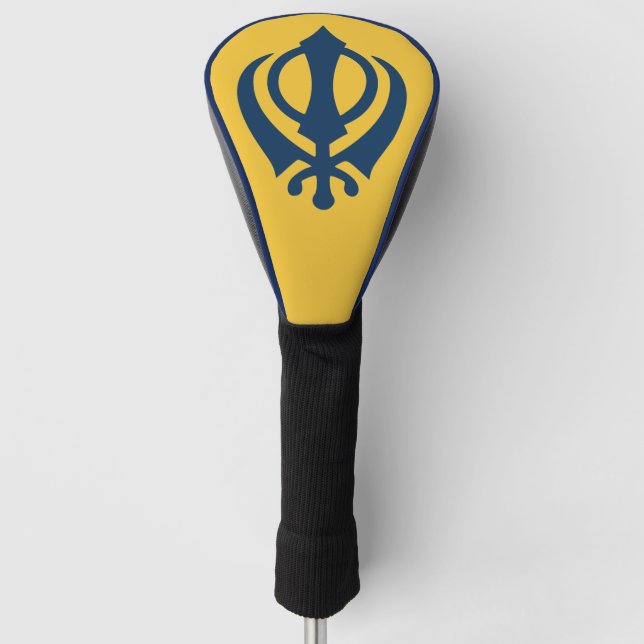 Khalistan flag (proposed) golf head cover (Front)