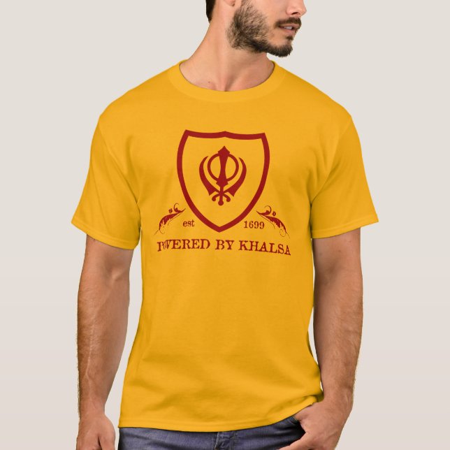 Khalsa - Orange T-Shirt (Front)