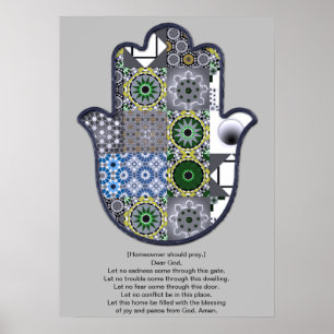 Khamsa Hand Poster Design 2 Owner