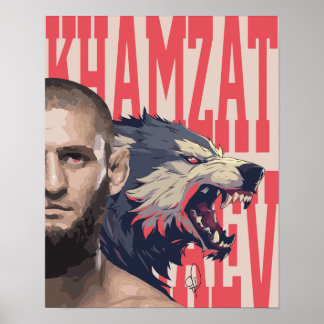 Khamzat Borz Chimaev Poster