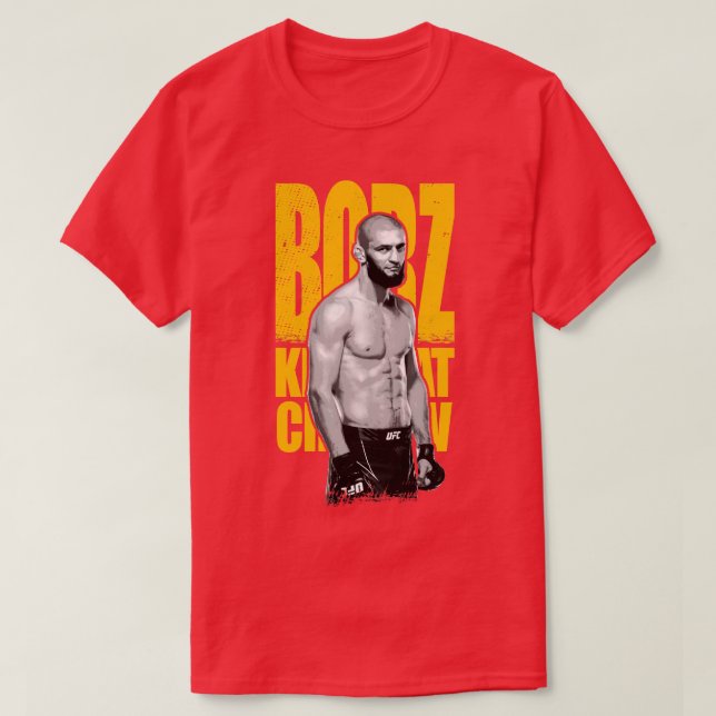 Khamzat Chimaev 1 T-Shirt (Design Front)