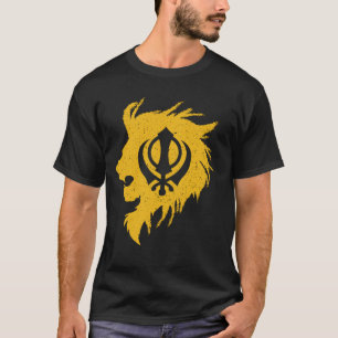 Khanda lion kaur - punjabi - sikhism sikh gift T-Shirt