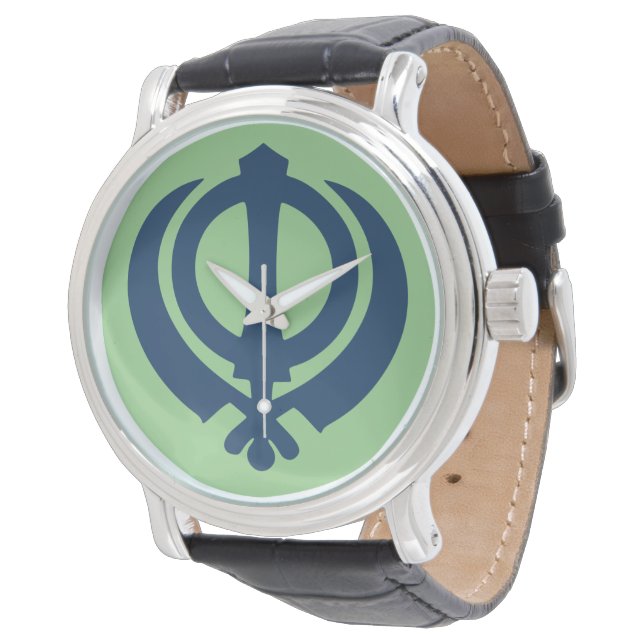 Khanda symbol (Sikh) Watch (Angled)