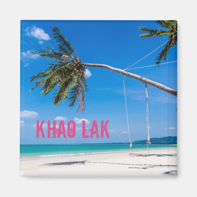 Khao Lak Beach Phuket Thailand gift Magnet (Front)