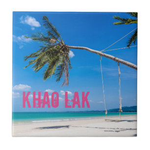Khao Lak Phang-Nga Thailand Beach Panorama Holiday Ceramic Tile