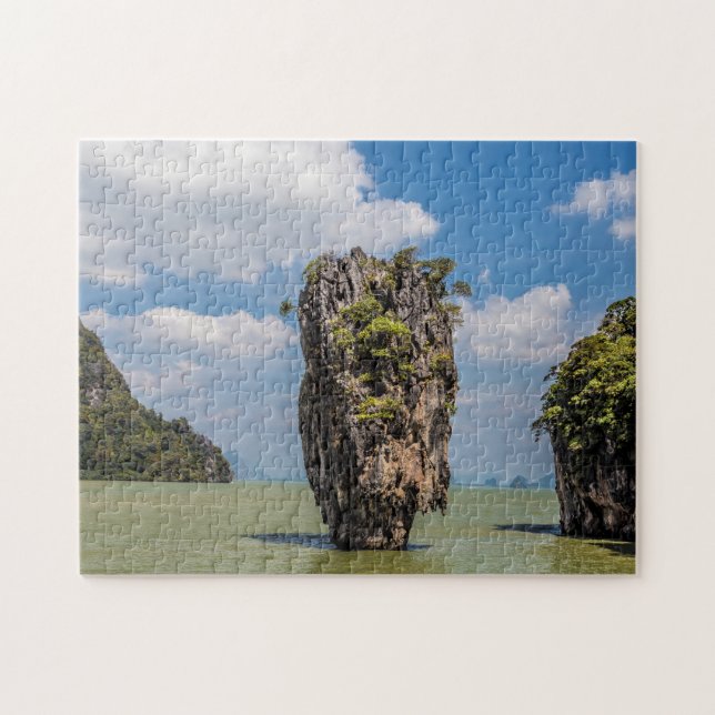 Khao Phing Kan rock island Phuket in Thailand gift Jigsaw Puzzle (Horizontal)