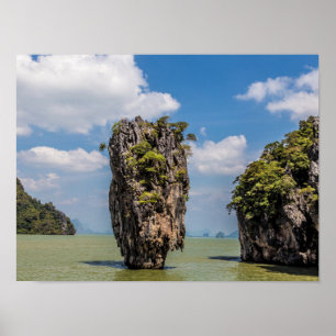 Khao Phing Kan rock island Phuket in Thailand gift Poster