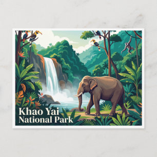 Khao Yai National Park Pak Chong Thailand Postcard