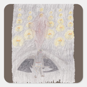 Khaos Crystal Square Sticker