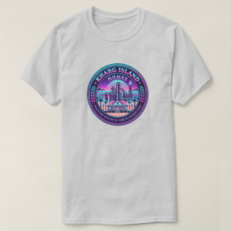Kharg Island Homes Iran Vaporwave Grey T-Shirt