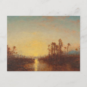 Khartoum, Coucher De Soleil – Félix Ziem Postcard