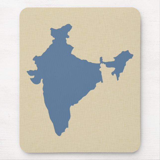 Khasmir Blue Spice Moods India Mouse Pad (Front)