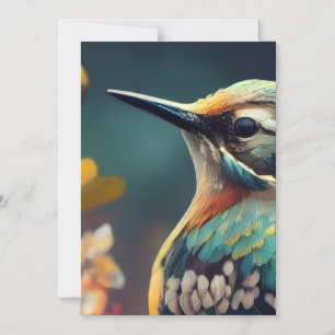 Khem Hummingbird Garden Thin Magnetic Save the Day Invitation