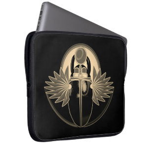 Kherpi God of the Rising Sun,scarab beetle. Laptop Sleeve