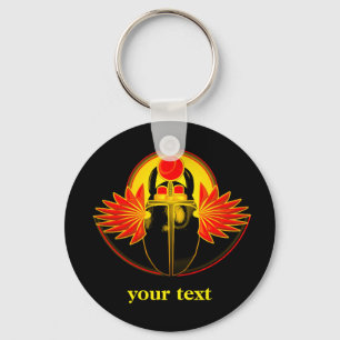 Kherpi God of the Rising Sun,scarab beetle.Text   Key Ring