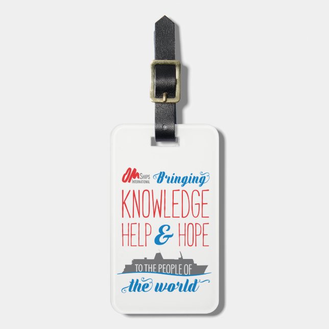 KHH Ship Luggage Tag (Front Vertical)