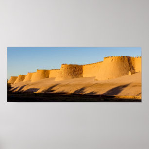 Khiva City Wall - Uzbekistan Poster