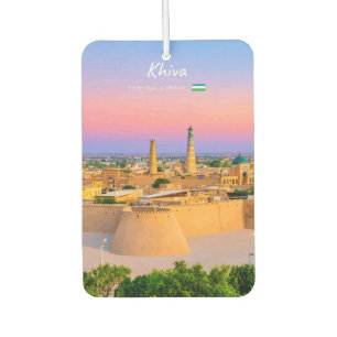 Khiva, Uzbekistan - Ancient Fortress Skyline Car Air Freshener