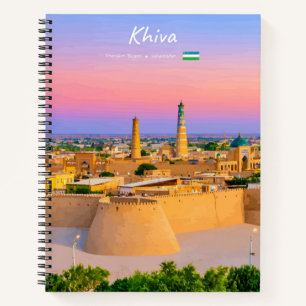 Khiva, Uzbekistan - Ancient Fortress Skyline Sprl Notebook