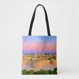 Khiva, Uzbekistan - Ancient Fortress Skyline Tote Bag