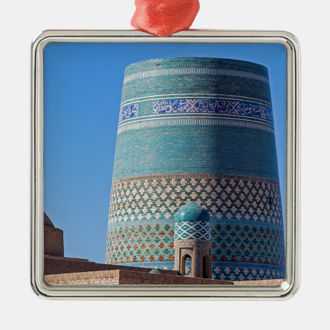 Khiva, Uzbekistan - Islam Khodja Minaret Metal Ornament (Front)