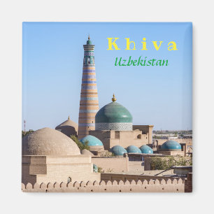 Khiva, Uzbekistan - Islam Khodja Minaret & Mosque Magnet