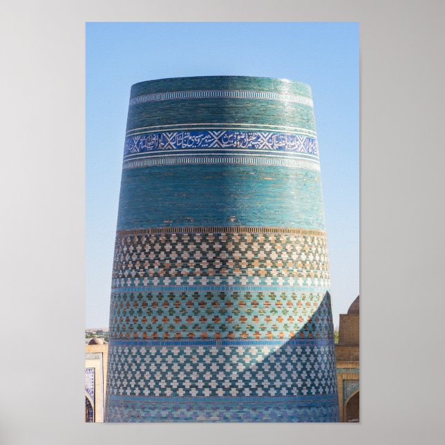 Khiva, Uzbekistan - Unfinished Kalta Minor Minaret Poster (Front)