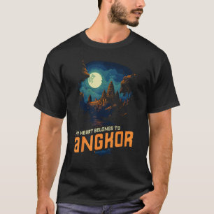 Khmer Angkor Wat Cambodia Cambodian Traditional De T-Shirt