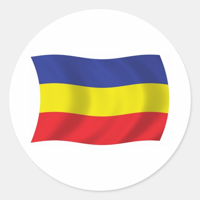 Khmer Kampuchea Krom Flag Sticker (Front)
