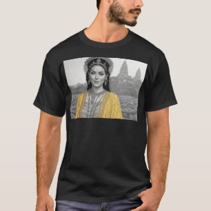 Khmer Princess Gracing Angkor Wat T-Shirt